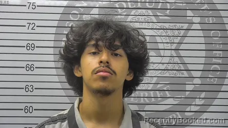 Mugshot of Carlos-Samir Hernandez-Molina booked in Harrison County, Mississippi on September 6, 2026