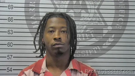 Mugshot of Chardarrious Denzel Bridges booked in Harrison County, Mississippi on September 8, 2026