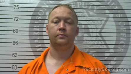 Mugshot of Jeffrey Aaron Breland booked in Harrison County, Mississippi on September 8, 2026