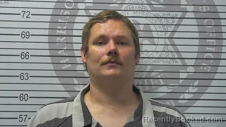 Mugshot of James Robert Griffin booked in Harrison County, Mississippi on September 8, 2026