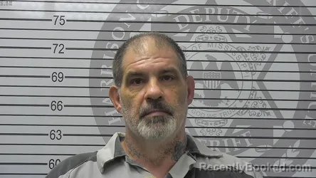 Mugshot of Charles Monroe Jr Northrop booked in Harrison County, Mississippi on September 8, 2026