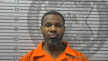 Mugshot of Mark Anthony Williams booked in Harrison County, Mississippi on September 8, 2026