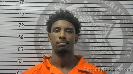Mugshot of Fredrick Hayes booked in Harrison County, Mississippi on September 8, 2026