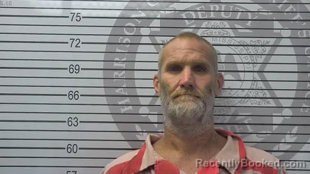 Mugshot of Clifton Lee Daniels booked in Harrison County, Mississippi on September 9, 2026