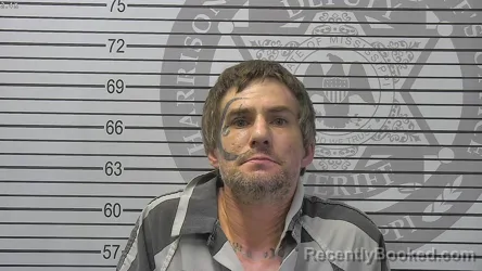 Mugshot of Justin Lee Defriece booked in Harrison County, Mississippi on September 9, 2026