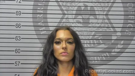 Mugshot of Toni Mae Carroll booked in Harrison County, Mississippi on September 9, 2026