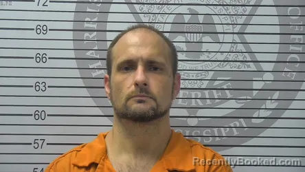 Mugshot of Cash Michael Wallace booked in Harrison County, Mississippi on September 9, 2026