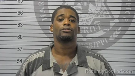 Mugshot of Damion Rashaud Sullivan booked in Harrison County, Mississippi on September 10, 2026