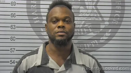 Mugshot of Tezmario Antwon Deanthony Davis booked in Harrison County, Mississippi on September 11, 2026