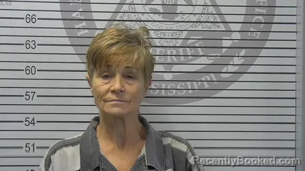 Mugshot of Yvette Dee Patricelli booked in Harrison County, Mississippi on September 11, 2026