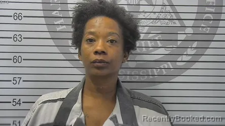 Mugshot of China Toniece Williams booked in Harrison County, Mississippi on September 11, 2026