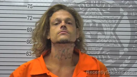 Mugshot of Tyler Jake Swackhammer booked in Harrison County, Mississippi on September 11, 2026
