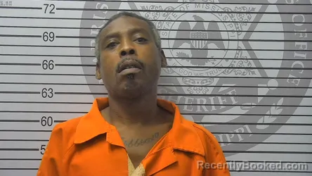 Mugshot of Lacoma Jermaine Jones booked in Harrison County, Mississippi on September 11, 2026