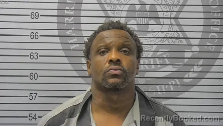 Mugshot of Thelonius Jermal Oatis booked in Harrison County, Mississippi on September 11, 2026