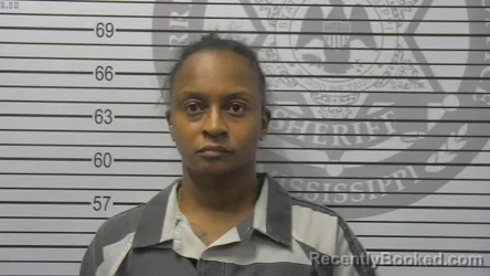 Mugshot of Katrina Michelle Denise Freeman booked in Harrison County, Mississippi on September 11, 2026