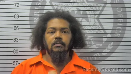 Mugshot of Justin Lamar Jackson booked in Harrison County, Mississippi on September 11, 2026