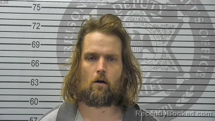 Mugshot of Colin James Driscoll booked in Harrison County, Mississippi on September 12, 2026