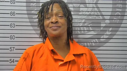 Mugshot of Shemeka Lajaunna Bryant booked in Harrison County, Mississippi on September 12, 2026