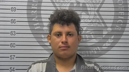 Mugshot of Erick Arnoldo Moran-Hernandez booked in Harrison County, Mississippi on September 12, 2026
