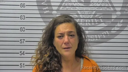 Mugshot of Christine Ann Manuel booked in Harrison County, Mississippi on September 13, 2026