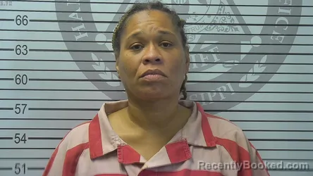 Mugshot of Doneille Theresa Williams booked in Harrison County, Mississippi on September 13, 2026