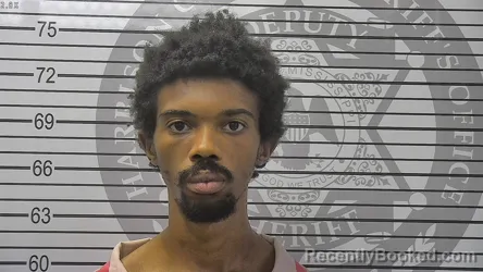 Mugshot of Darius Lamar Heflin booked in Harrison County, Mississippi on September 15, 2026