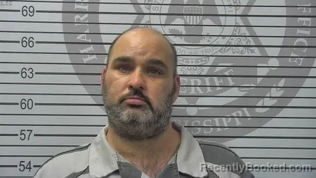 Mugshot of Andrew David Toney booked in Harrison County, Mississippi on September 15, 2026