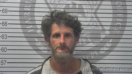 Mugshot of Kerry Andrew Ladner booked in Harrison County, Mississippi on September 16, 2026