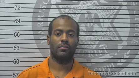 Mugshot of Antuan Lamar Kinnebrew booked in Harrison County, Mississippi on September 16, 2026