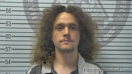 Mugshot of Devin Joseph Levi Gaston booked in Harrison County, Mississippi on September 16, 2026