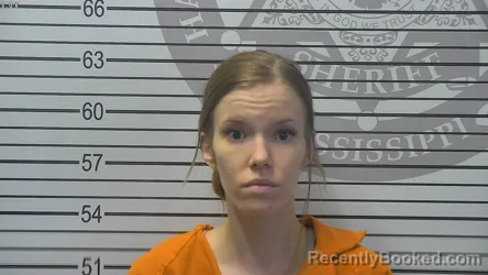 Mugshot of Myndi Michelle Morris booked in Harrison County, Mississippi on September 16, 2026