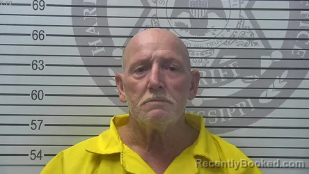 Mugshot of John Mark Foucha booked in Harrison County, Mississippi on September 16, 2026