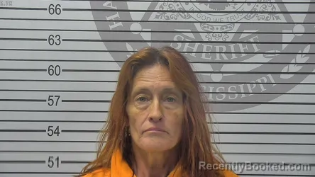 Mugshot of Bobbi Lynn Riley booked in Harrison County, Mississippi on September 16, 2026