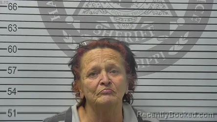 Mugshot of Patricia Marie Acosta booked in Harrison County, Mississippi on September 16, 2026