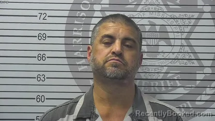 Mugshot of Thomas Michael Graham booked in Harrison County, Mississippi on September 16, 2026