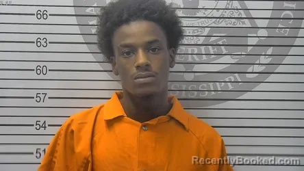 Mugshot of Christian Joseph-Rayseon Tillman booked in Harrison County, Mississippi on September 17, 2026