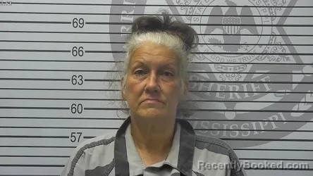 Mugshot of Tammy Lodina Miller booked in Harrison County, Mississippi on September 17, 2026