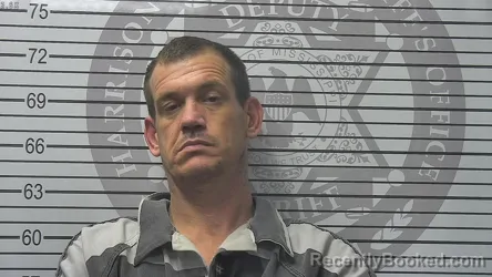 Mugshot of Joseph Lee Causey booked in Harrison County, Mississippi on September 18, 2026