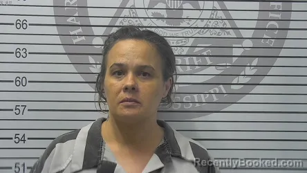 Mugshot of Jennifer Cheri Andrews booked in Harrison County, Mississippi on September 18, 2026