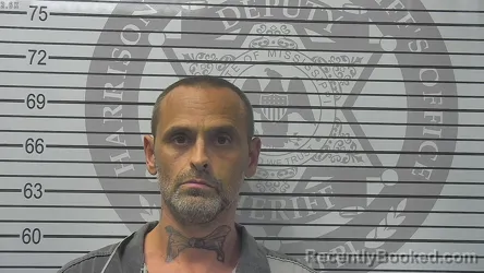Mugshot of Matthew Joseph Saelens booked in Harrison County, Mississippi on September 19, 2026