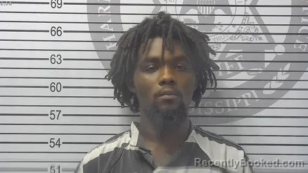 Mugshot of Ja Juan Sebastian Callahan booked in Harrison County, Mississippi on September 24, 2026