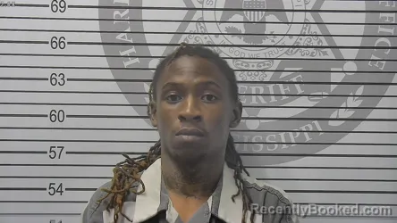 Booking photo from Harrison County, Mississippi