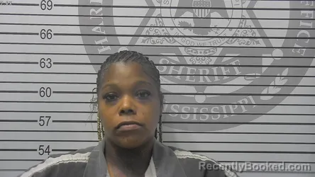 Booking photo from Harrison County, Mississippi