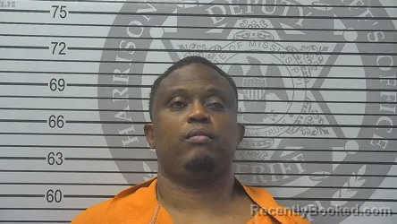 Mugshot of Letroy Deandre Brooks booked in Harrison County, Mississippi on October 3, 2026