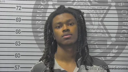 Mugshot of Tyree Rashard Richardson booked in Harrison County, Mississippi on October 3, 2026