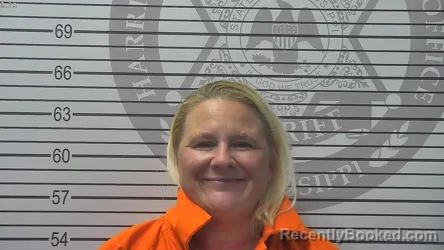 Mugshot of Jill Ann Yutzy-Raymond booked in Harrison County, Mississippi on October 3, 2026