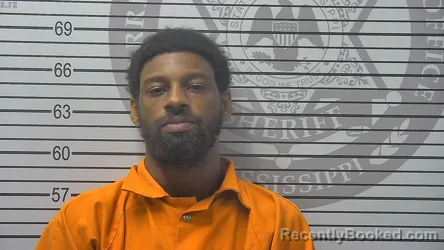 Mugshot of John Edward White booked in Harrison County, Mississippi on October 3, 2026