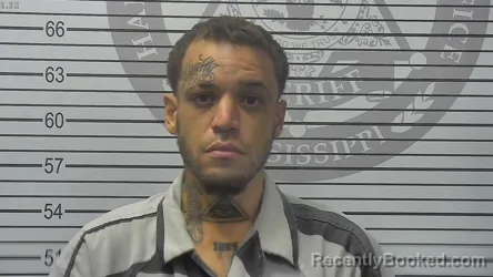 Mugshot of Angel Luis Lugo-Garcia booked in Harrison County, Mississippi on October 13, 2026