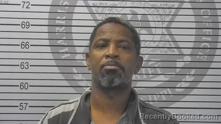 Mugshot of Linvel Andrey Magee booked in Harrison County, Mississippi on October 13, 2026
