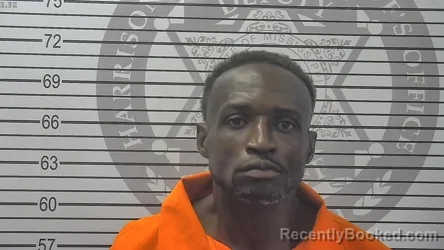 Mugshot of Timothy Tyrone Brown booked in Harrison County, Mississippi on October 13, 2026